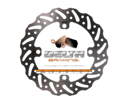 Delta Braking achter remschijf ( 240mm ) Type G Suzuki RM - Z 250 07 - & RM - Z 450 05 - & RMX - Z 450 10 - 18 - MxProStoreParts