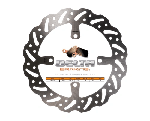 Delta Braking für Bremscheibe (270mm) Typ G Kawasaki KX 250F 15 - & Kawasaki KX 450F 15 - & Bimota BX 450 2023 - MxProStoreParts