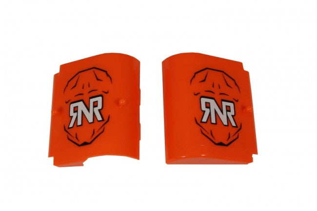 Rip N Roll Front Cover Set Neon Orange for RNR Racerpack WVS MX Goggles ( 48mm )