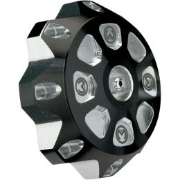 Moose Racing tankdop Aluminium Zwart / Zilver