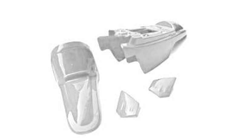 Airtime Plastikkit Weiß Yamaha PW 50 1989-