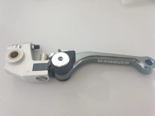 Gunner Klaphendel Bremshebel Grau Honda CRF 250R/450R/250X/450X 07 - 20 - MxProStoreParts