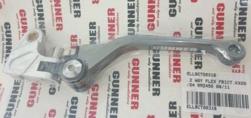 Gunner Klapphebel Kupplungshebel Grau Kawasaki KX 125 93 - 05 & KX 250F 04 & Suzuki RM 65 00 - 07 & RM - Z 250 04 & RM - Z 250 07 - 18 & RM - Z 450 08 - 18 - MxProStoreParts