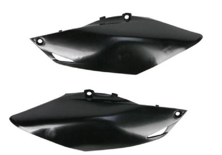 Racetech Seitennummernschilder Schwarz Honda CRF 250R 14 - 17 & CRF 450R 13 - 16 - MxProStoreParts