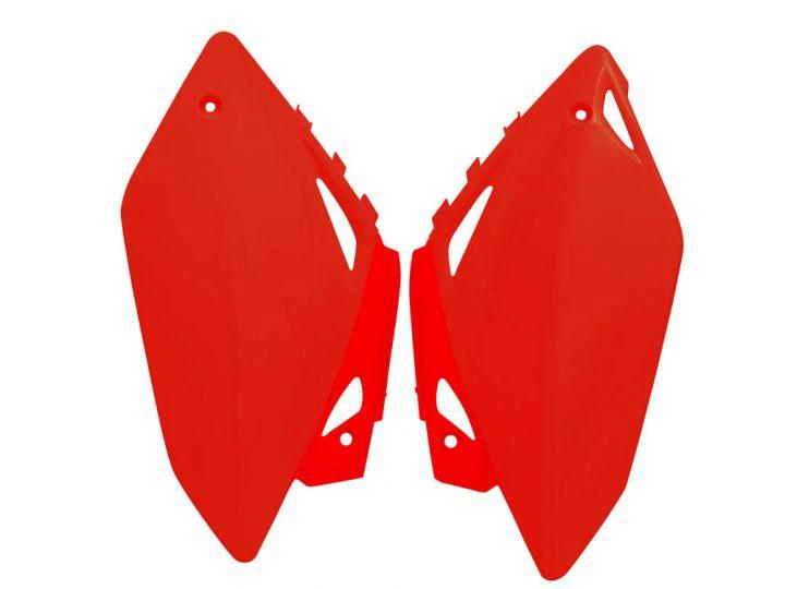 Racetech Seitenkennzeichenhalter rot für Honda CRF 450R 05 - 06 - MxProStoreParts
