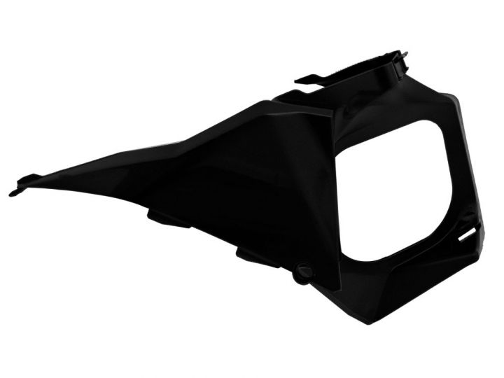 Racetech luchtfilter bak + Linker nummerplaat Zwart KTM SX/SX-F 125/144/150/250/450/505 07-10 & EXC/EXC-F 125/200/250/300/350/450/500/530 08-11