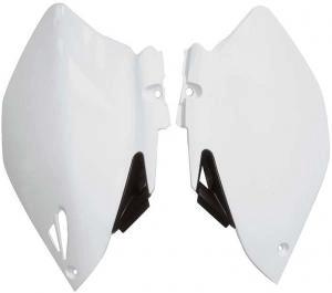 Racetech/WRP Nummernschilder Weiß / Schwarz für Yamaha YZ 250F/450F 06 - 09 - MxProStoreParts