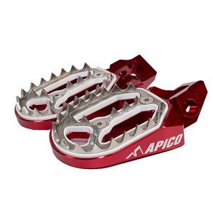 Apico Pro-Bite Fußrasten Rot KTM SX 85 18- & SX/SX-F 16- & EXC/EXC-F 17- & Gas Gas MC/MC-F/EC/EC-F 2021-