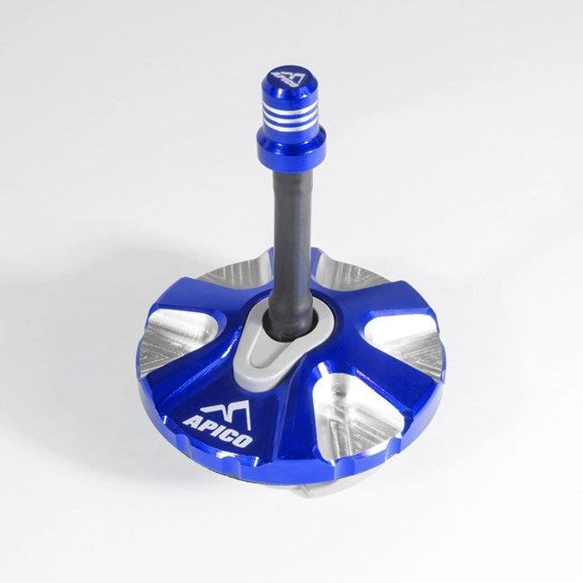 Apico Benzindop Blau passend für Yamaha YZ 85 02 - 20 & YZ 125/250 02 - 20 & YZ 250F/450F 03 - 13 & WR 250F 03 - 13 & WR 450F 03 - 15 - MxProStoreParts