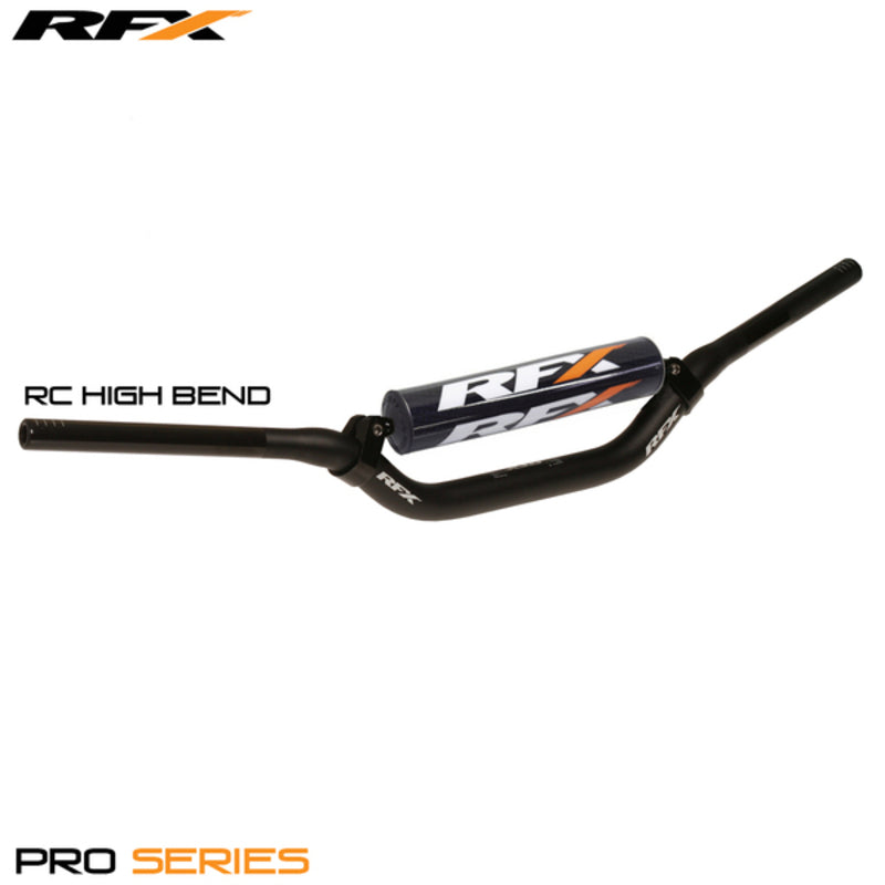 RFX Handlebar F8 Taper RC High 28.6mm Black/White ( 922 renthal )