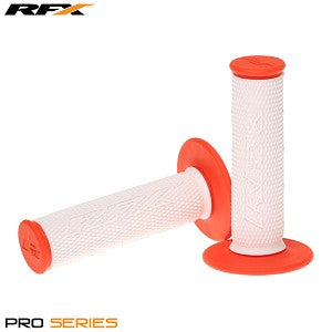 RFX Pro Series Dual Compound Grips White/Orange