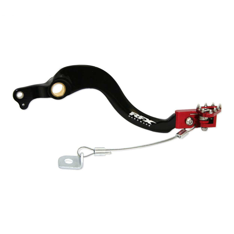 RFX Rempedaal zwart / rood Honda CRF 250R 10- & CRF 450R 05- & CRF 250RX 19- & CRF 450RX 17-