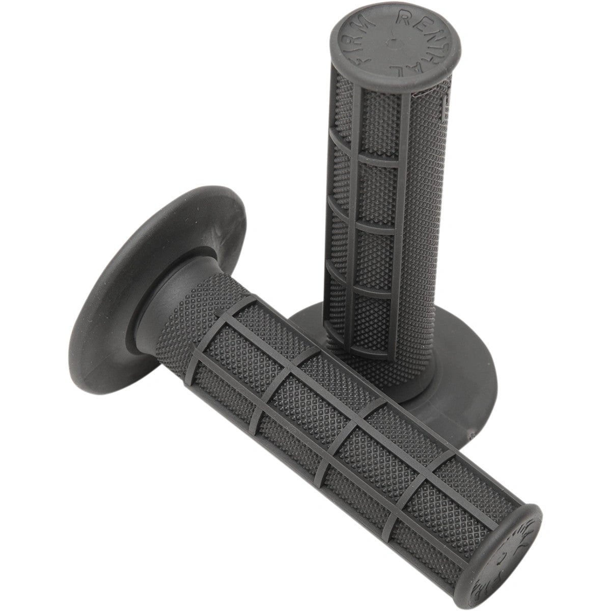 Renthal Handgriffe Waffle Firm Hard Grau G088 - MxProStoreParts