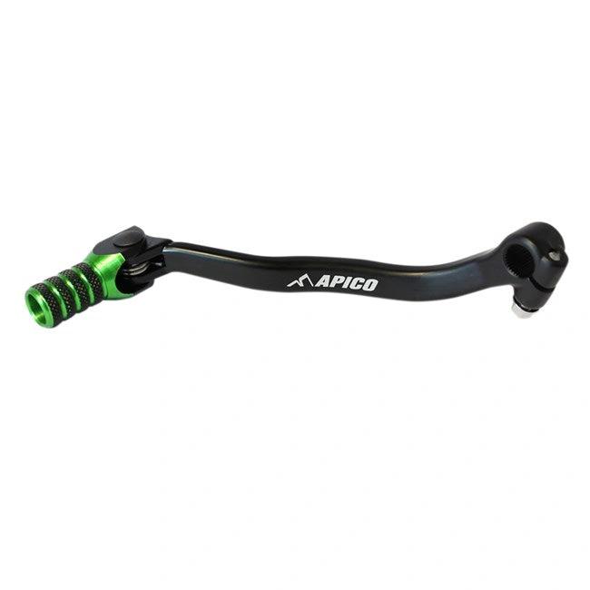Apico Elite Schalthebel schwarz/grün für Kawasaki KX 250F 06 - 08 - MxProStoreParts
