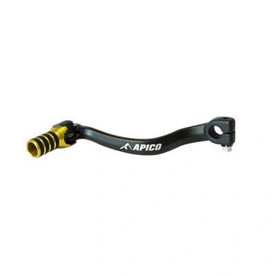 Apico Elite Schalthebel schwarz / gelb Suzuki RM 125 89 - 08 - MxProStoreParts