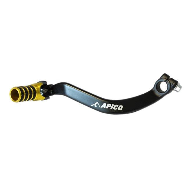 Apico Elite Schaltknüppel schwarz / gelb Suzuki RM 250 01 - 08 - MxProStoreParts