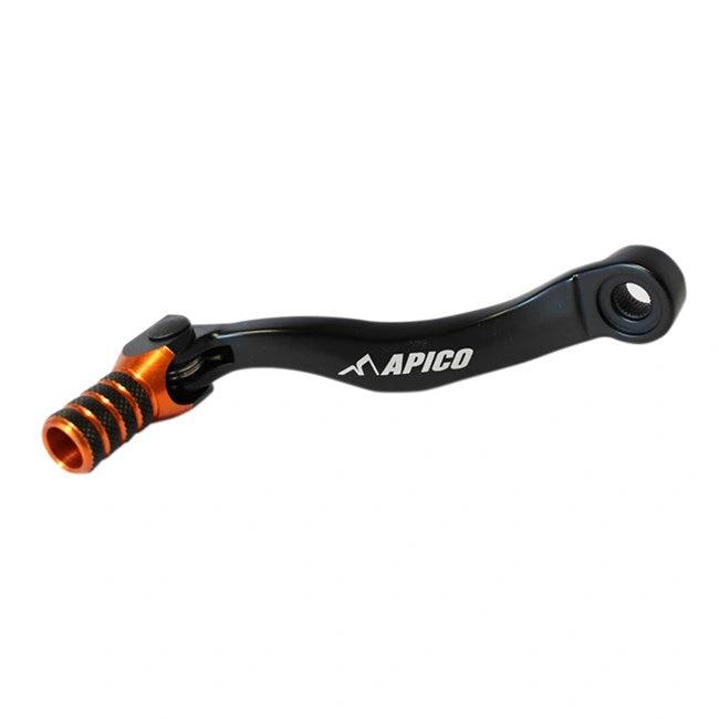 Apico Elite Schalthebel schwarz/orange für KTM SX-F 450 16 und Gas Gas MC 450F 2021 - MxProStoreParts