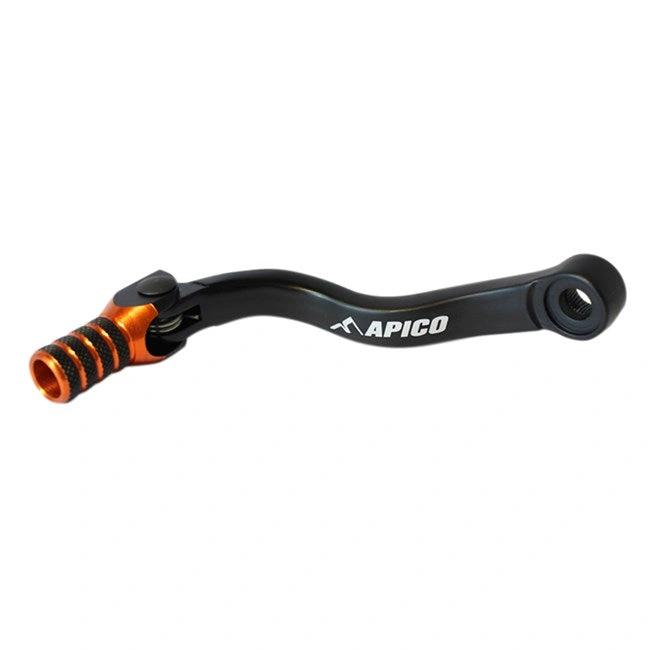 Apico Elite Schaltstiel schwarz/orange passend für KTM SX/EXC 250/300 94 - 16 - MxProStoreParts