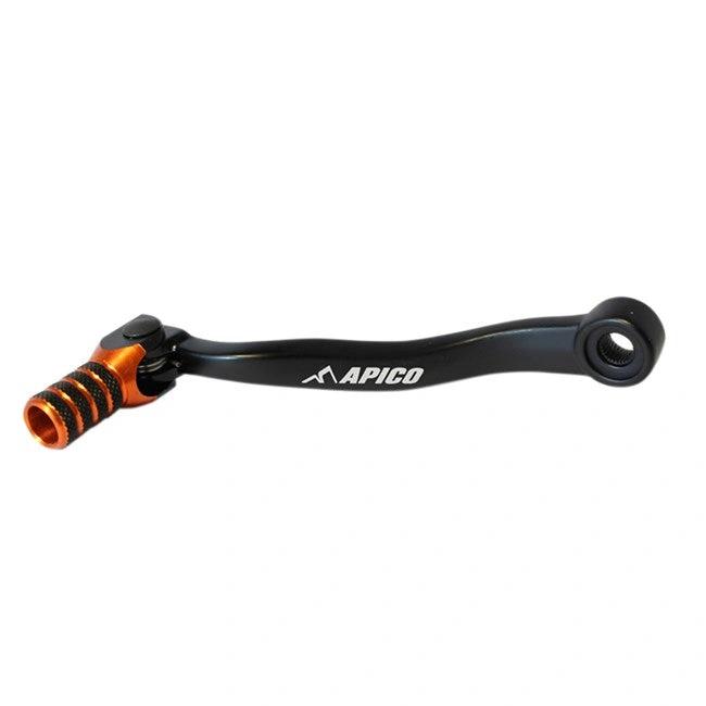 Apico Elite Schalthebel schwarz / orange KTM SX/EXC 250/300 2017 - und Husqvarna TE/TC 250/300 2017 - und Gas Gas MC/EC 250/300 2021 - MxProStoreParts
