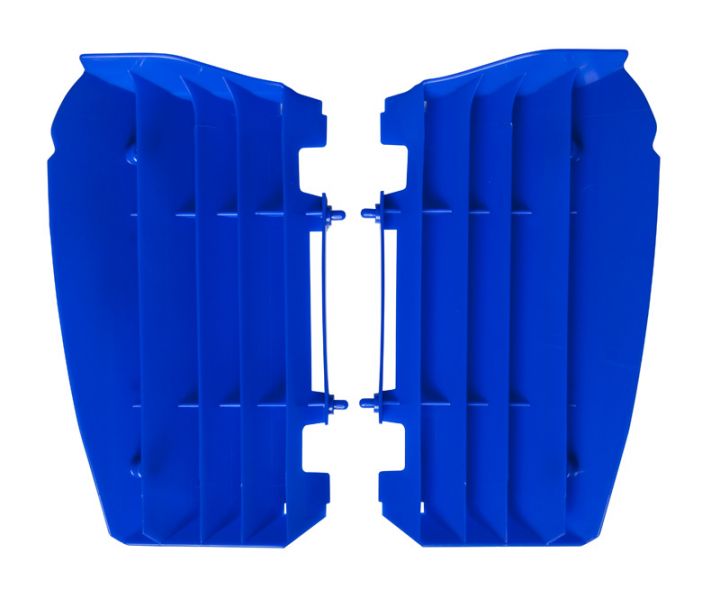 Racetech reinforced radiator grilles/louvers blue Yamaha YZ 125/250 2022-