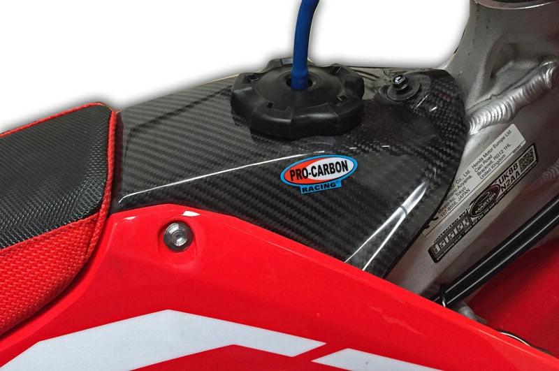 Pro Carbon benzinetank cover Honda CRF 250R 2018 - 2021 & CRF 450R 2017 - 2020 - MxProStoreParts