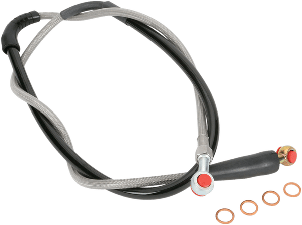 Venhill schwarze Bremsleitung für Honda CR 125R 1990-1991 & CR 250R 1989-1991 & CR 500R 1989-1991 – MxProStoreParts