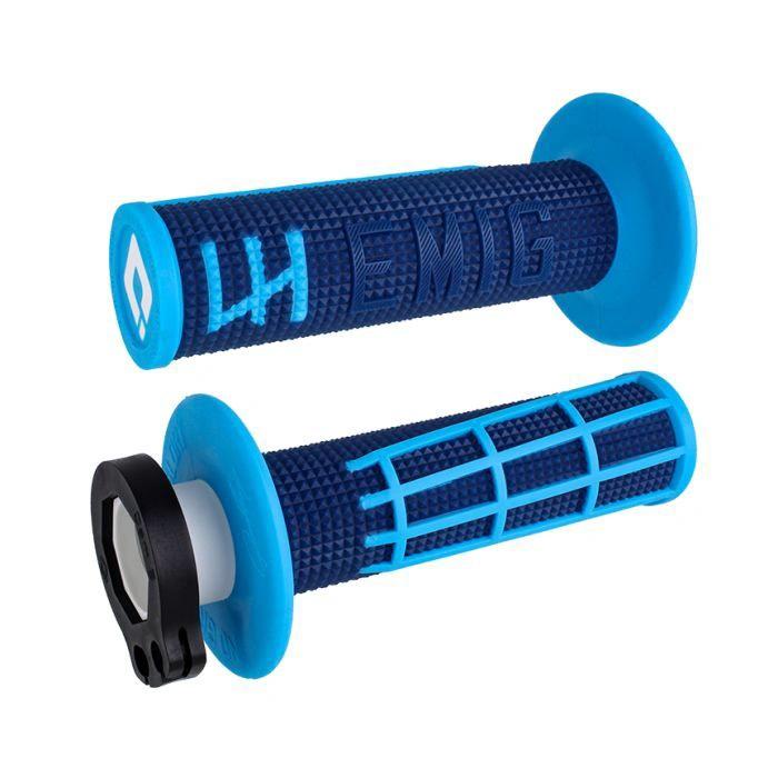 Odi Lock - On V2 Emig 2.0 Griffe für alle 2- und 4-Takt navy/cyan - MxProStoreParts