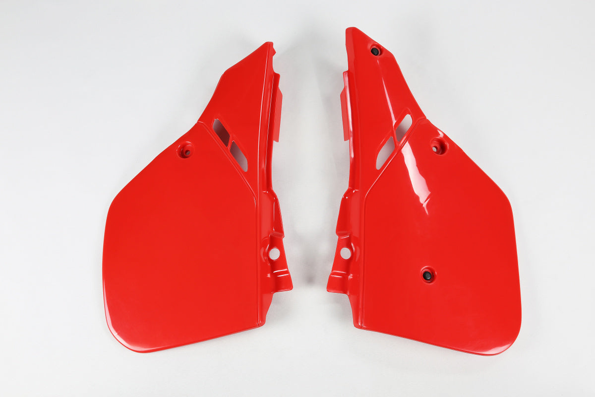 UFO Seitennummernschilder Rot Honda CR 125R/500R 87-88 & CR 250R 87
