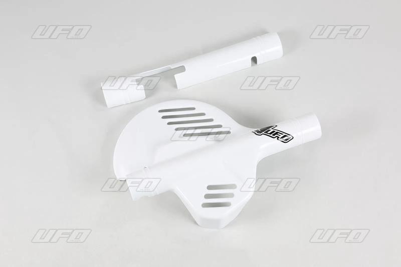 UFO Bremscheibenschutz Weiß für Honda CR 125R 85 – 89 und CR 250R/500R 85 – 88 – MxProStoreParts
