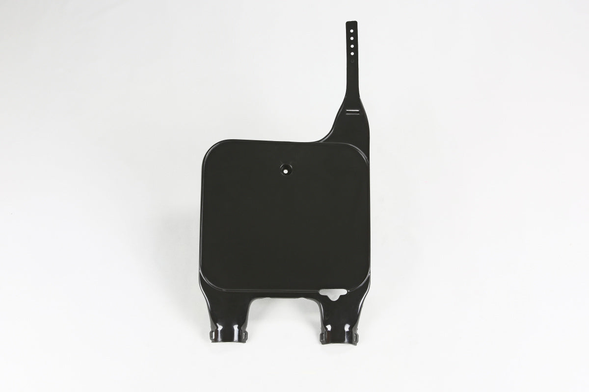 UFO front license plate Black / Upside Down fork Honda CR 125R/250R/500R 1990-1994
