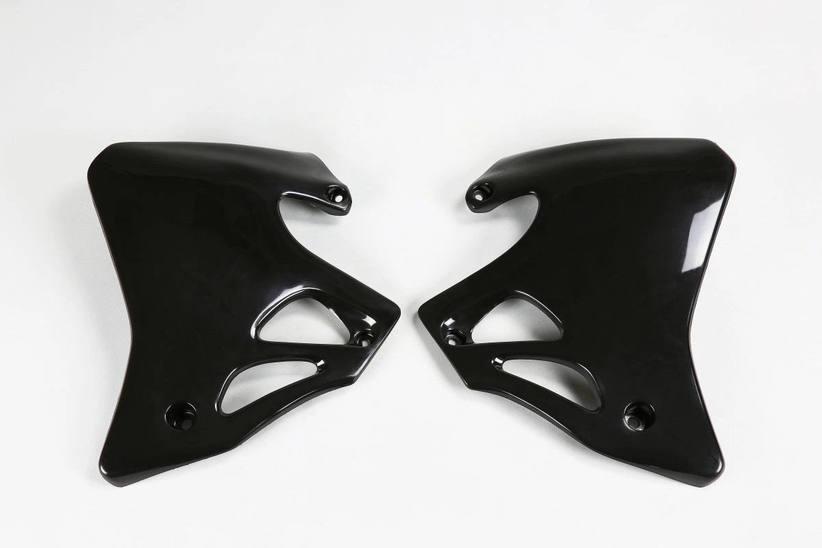 Schwarze UFO Radiatorkappen für Honda CR 125R 95-97 und CR 250R 95-96 – MxProStoreParts