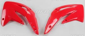 UFO Radiatorkappen Rot 04 Honda CR 85R 03 - 07 - MxProStoreParts