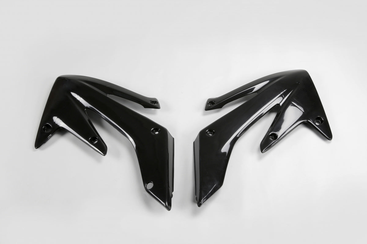 UFO radiator kappen Zwart Honda CRF 250R 2004-2009 & CRF 250X 2004-2017
