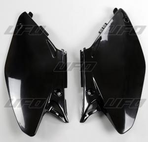 UFO side number plates Black Honda CR 125R/250R 05-07