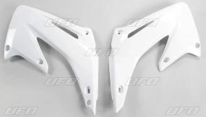 UFO Kühlerkappen Weiß für Honda CR 125/250R 02 - 07 - MxProStoreParts