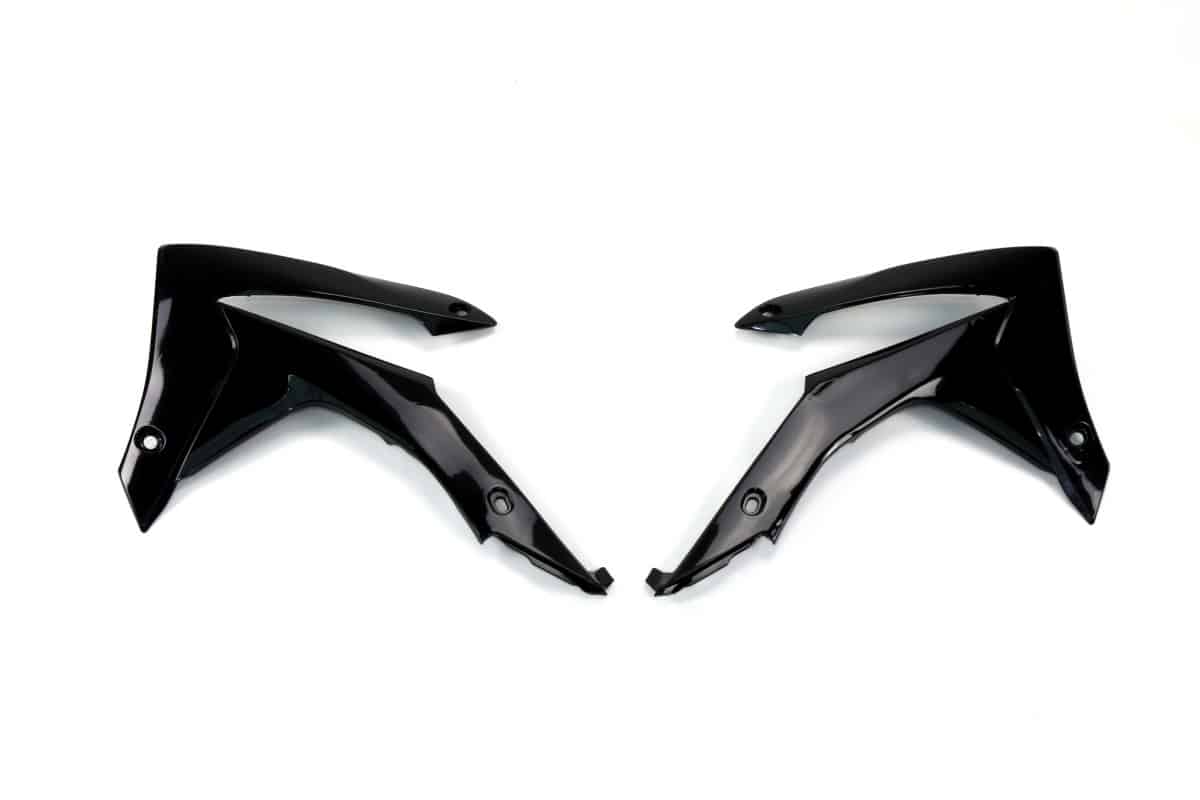 UFO radiator kappen Zwart Honda CRF 250R 2014-2017 & CRF 450R 2013-2016