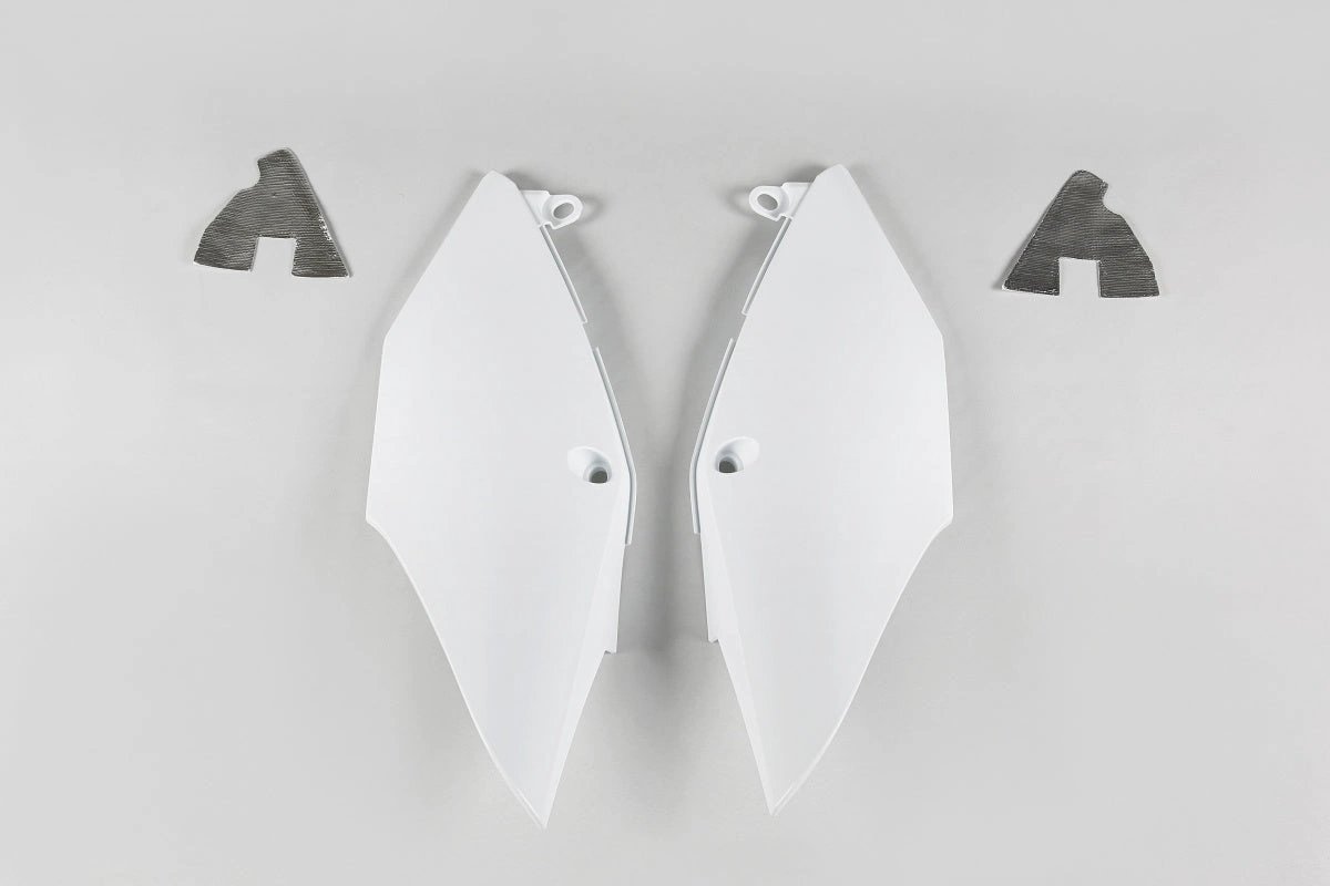 UFO weiße Seitennummernschilder für Honda CRF 250R 2018 – 2021 & CRF 250RX 2019 – 2021 & CRF 450R/RX 2017 – 2020 – MxProStoreParts