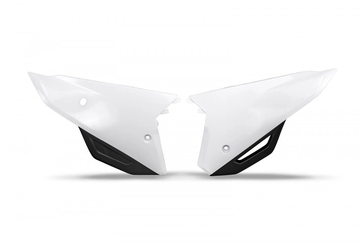 UFO Seitenkennzeichen Weiß Honda CRF 250R/RX 2022 - & CRF 450R/RX 2021 - MxProStoreParts