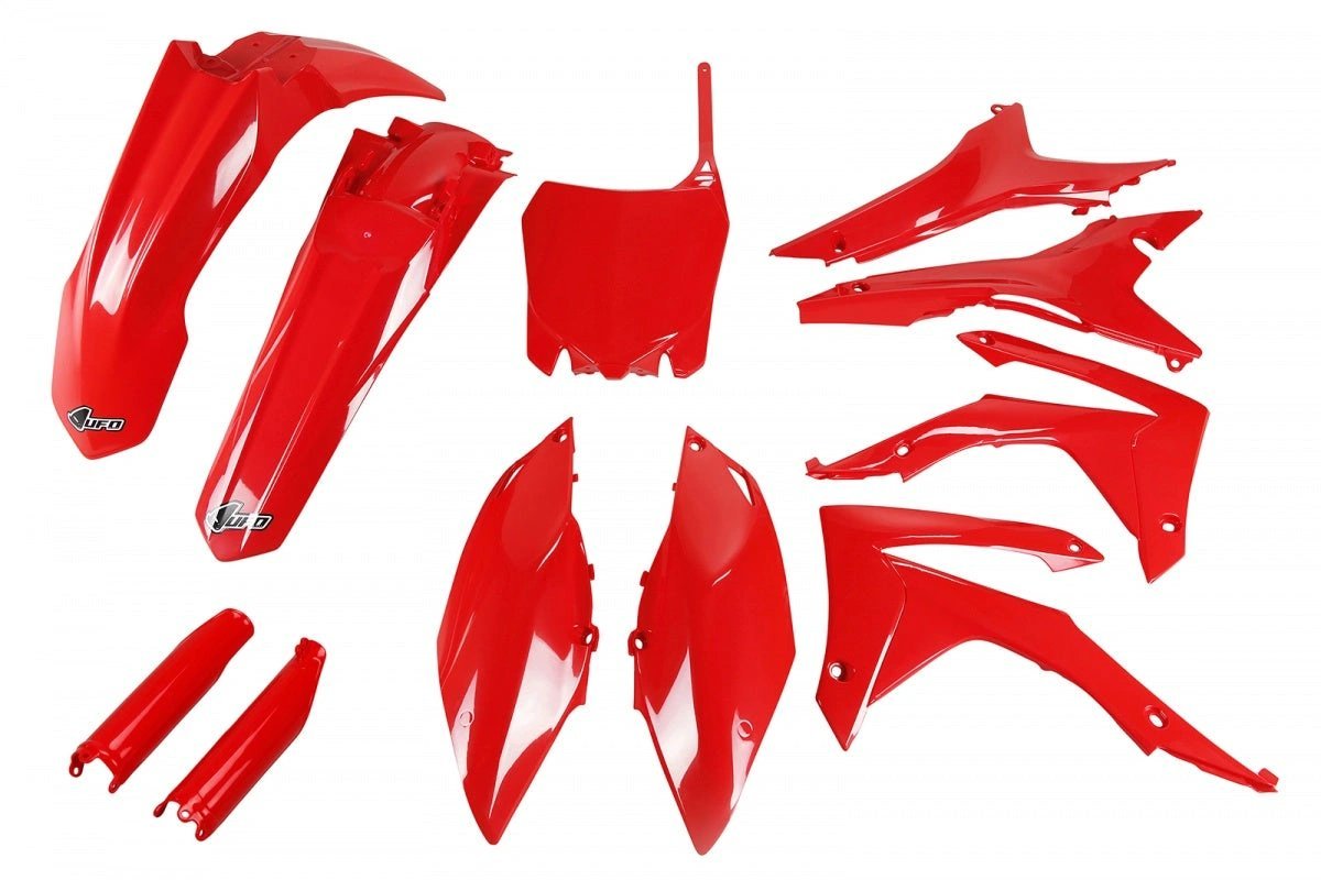 UFO plastic kit met airbox covers Rood Honda CRF 250R 2014 - 2017 & CRF 450R 2013 - 2016 ( Full Kit ) - MxProStoreParts