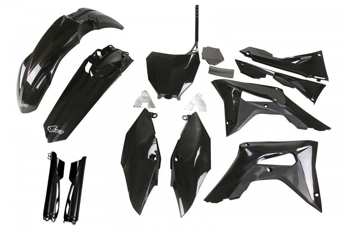 UFO plastic kit Zwart Honda CRF 250R 18 - 21 & CRF 450R 17 - 20 ( full kit ) - MxProStoreParts