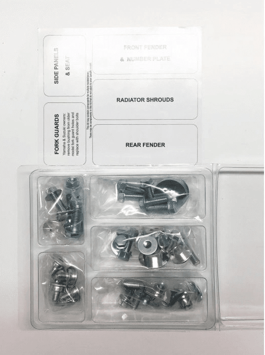 Bolt Schraubensatz für das vollständige Kunststoffset für Honda CR 125R 1993 – 1997 & CR 250R 1992 – 1996 – MxProStoreParts