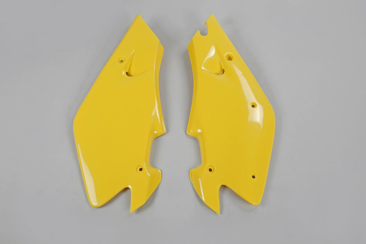 UFO Side Number Plates Yellow Husqvarna CR/WR 125/250/360 2000-2003