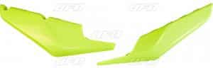UFO Onderste Zijnummerborden Fluor Geel Husqvarna TC/FC 125/250/350/450 19- & TE 250/300 20- & FE 250/350/450/501 20- - MxProStoreParts