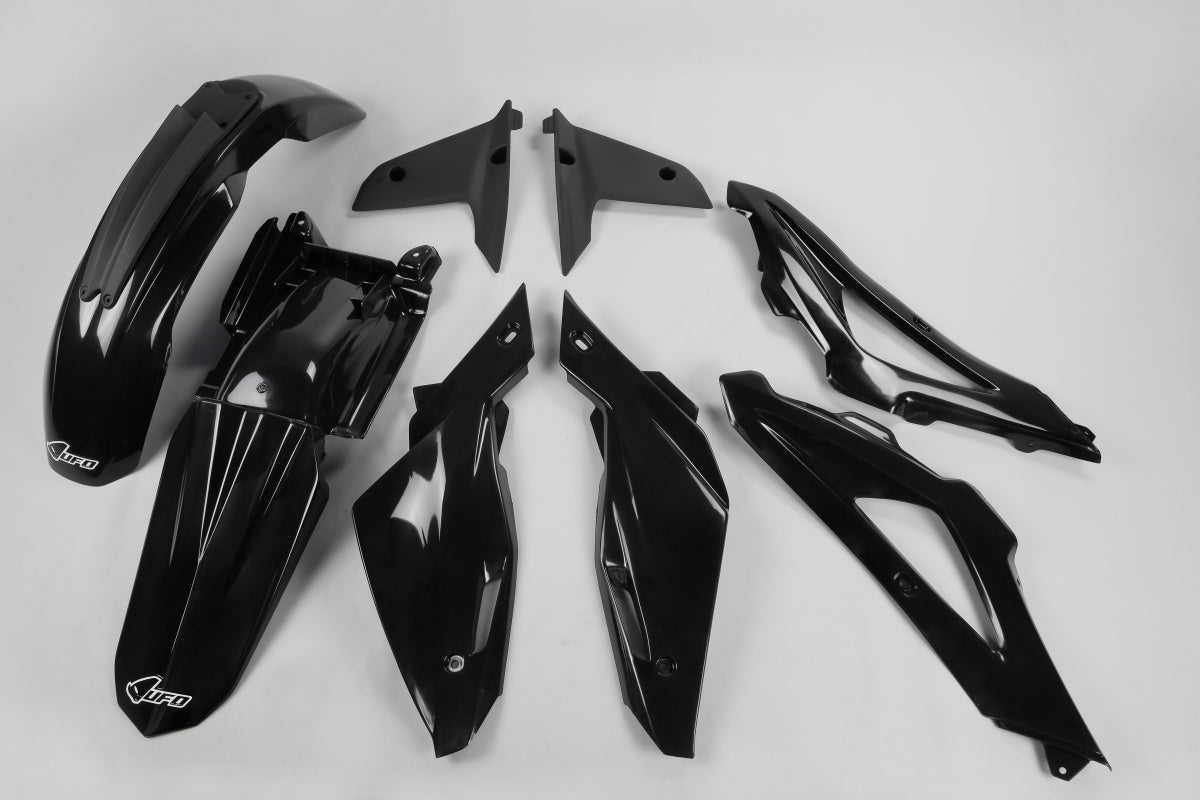 UFO plastic kit Zwart Husqvarna TC 125/250 2008-2010