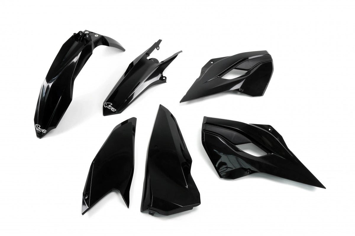 UFO Kunststoff-Kit Schwarz Husqvarna TE/FE 125/250/350/450/501 2015 - 2016 - MxProStoreParts