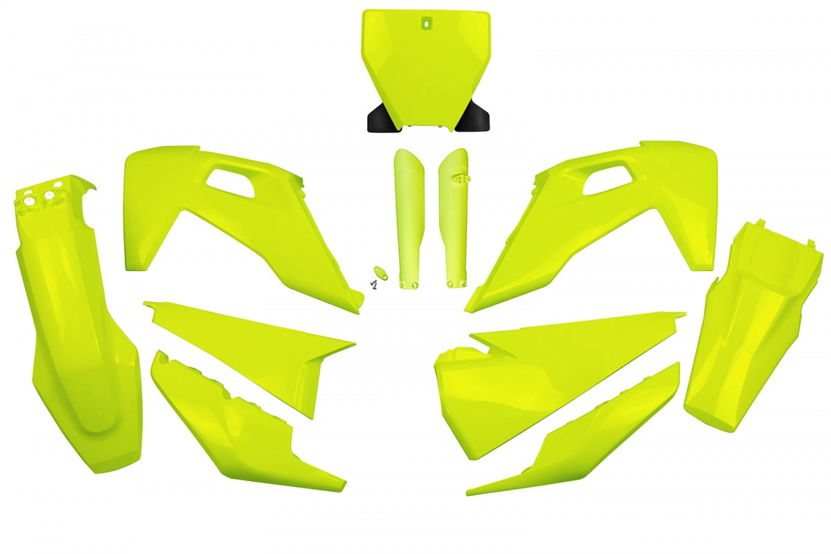 UFO plastic kit Fluor Yellow Husqvarna TC/FC 125/250/350/450 2019-2022 ( full kit )