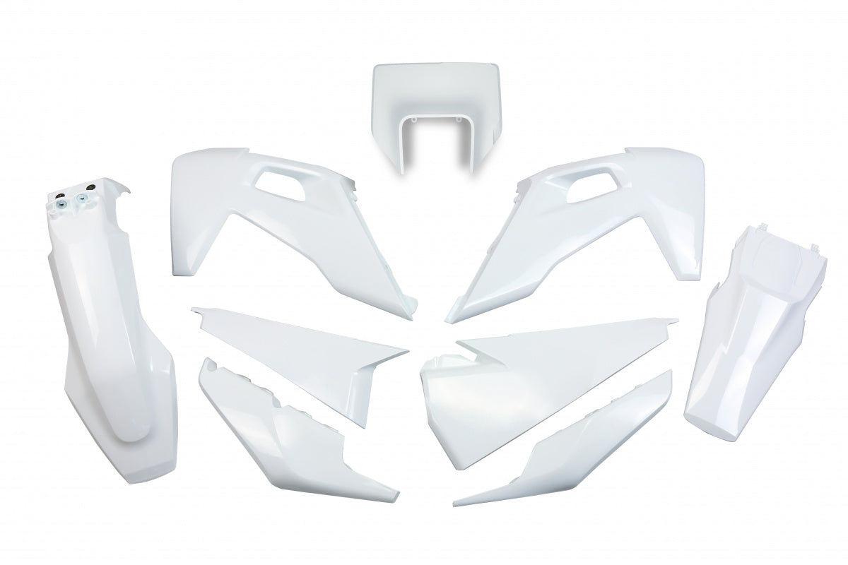 UFO plastic kit Wit Husqvarna TE 250/300 20- & FE 250/350/450/501 20-
