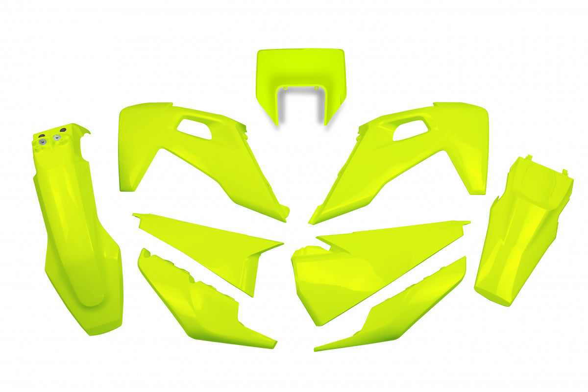 UFO plastic kit Fluor Geel Husqvarna TE 250/300 20- & FE 250/350/450/501 20-