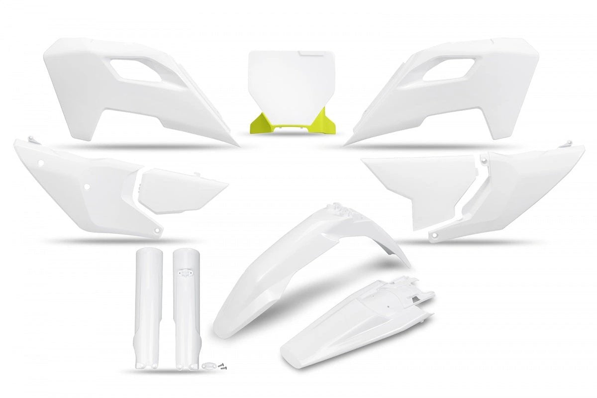 UFO Kunststoffkit Weiß Husqvarna TC/FC 125/250/350/450 2023 - (Komplettset) - MxProStoreParts
