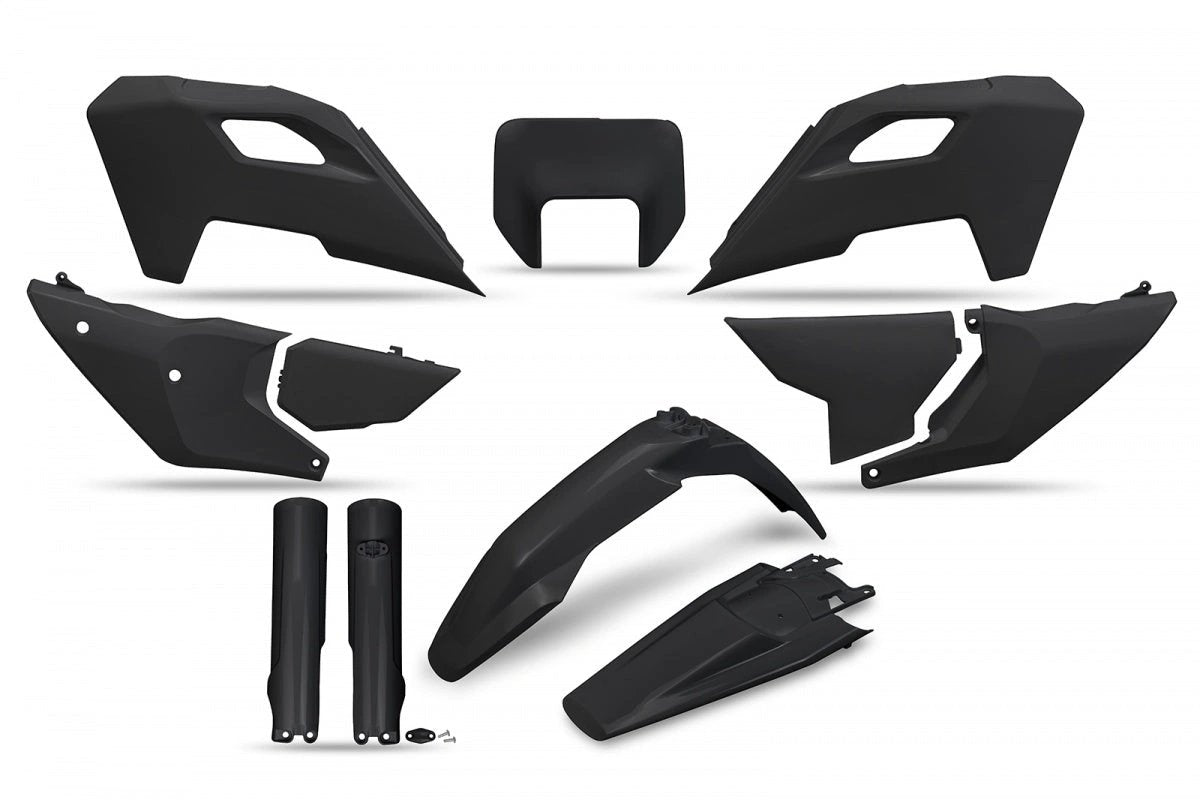 UFO Kunststoff-Kit Schwarz Husqvarna TE 250/300 24 - & FE 250/350/450/501 24 - MxProStoreParts